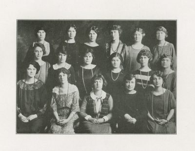 Kappa Delta Gamma, sorority, group photograph, 1924
